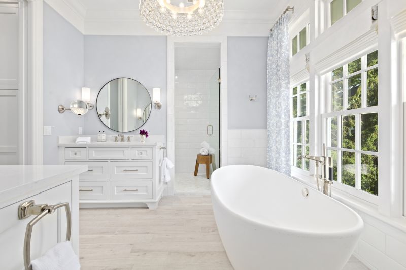 Luxury Bathroom with Freestanding Tub