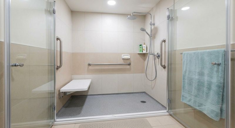 Walk In Shower Installation detail