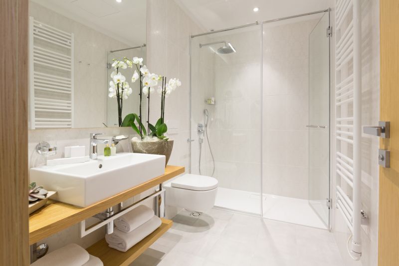 Embedded Shelving in Shower Walls