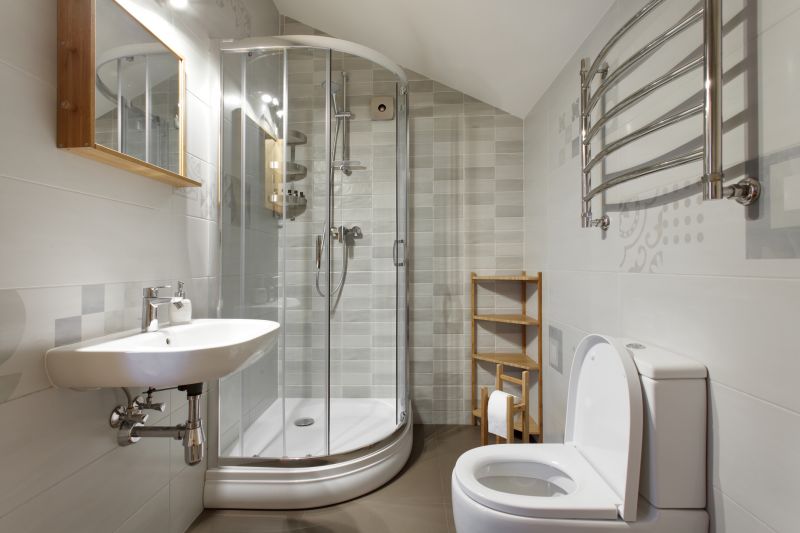 Compact Shower with Storage